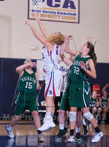 Thumbnail 2 in Hockaday vs Trinity Christian (Lady Lion Invitational Tournament) photogallery.