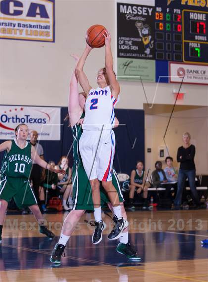 Thumbnail 2 in Hockaday vs Trinity Christian (Lady Lion Invitational Tournament) photogallery.