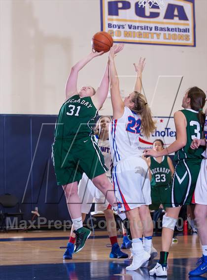 Thumbnail 1 in Hockaday vs Trinity Christian (Lady Lion Invitational Tournament) photogallery.