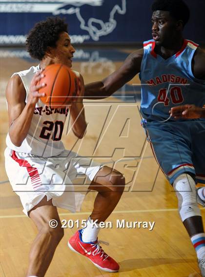 Thumbnail 3 in Cypress Springs vs Madison (Insperity Holiday Classic) photogallery.