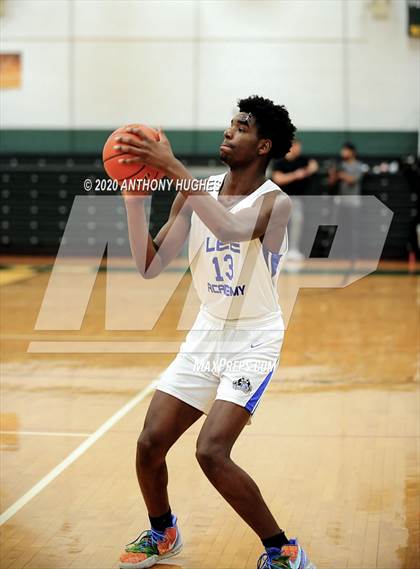 Thumbnail 3 in Lee Academy vs. Covenant College Prep (Gotham Hoops Showcase) photogallery.