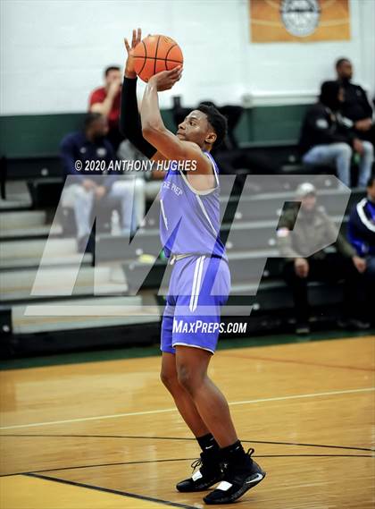 Thumbnail 2 in Lee Academy vs. Covenant College Prep (Gotham Hoops Showcase) photogallery.