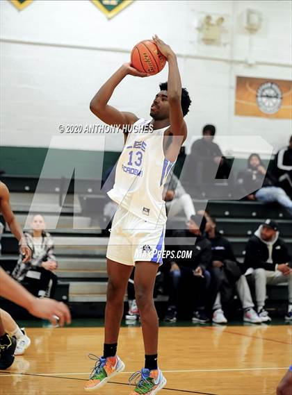 Thumbnail 2 in Lee Academy vs. Covenant College Prep (Gotham Hoops Showcase) photogallery.