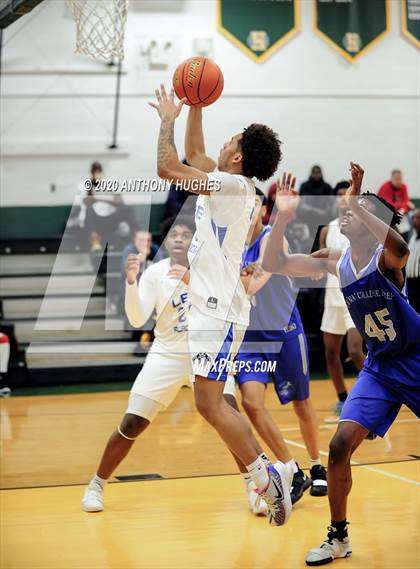 Thumbnail 3 in Lee Academy vs. Covenant College Prep (Gotham Hoops Showcase) photogallery.