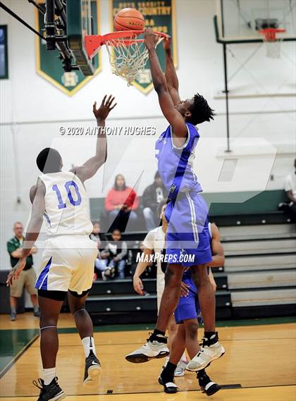 Thumbnail 3 in Lee Academy vs. Covenant College Prep (Gotham Hoops Showcase) photogallery.