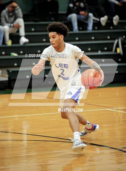 Thumbnail 3 in Lee Academy vs. Covenant College Prep (Gotham Hoops Showcase) photogallery.