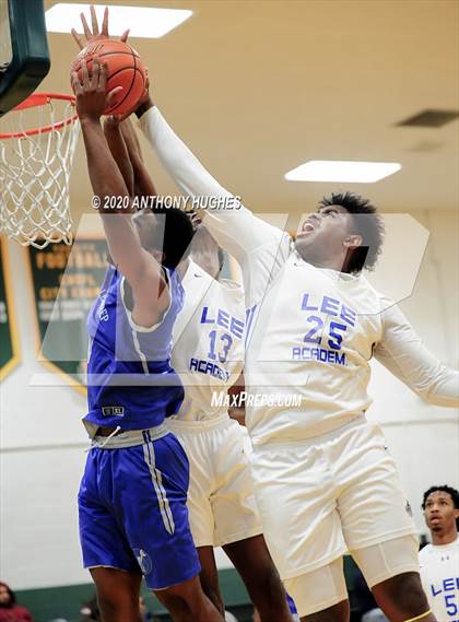 Thumbnail 3 in Lee Academy vs. Covenant College Prep (Gotham Hoops Showcase) photogallery.