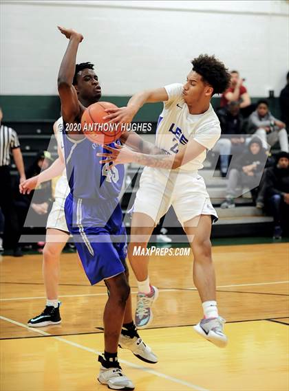 Thumbnail 2 in Lee Academy vs. Covenant College Prep (Gotham Hoops Showcase) photogallery.