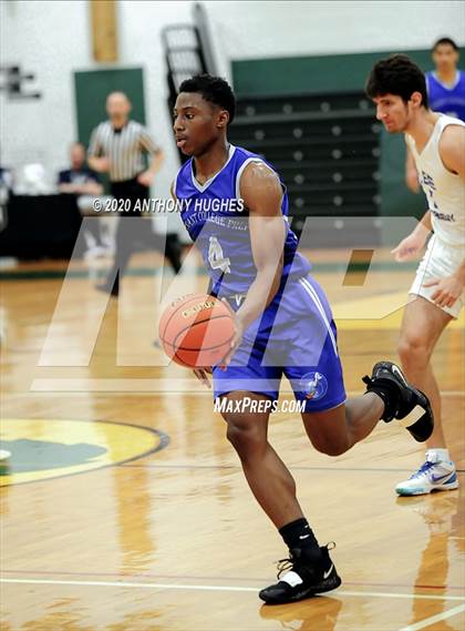 Thumbnail 1 in Lee Academy vs. Covenant College Prep (Gotham Hoops Showcase) photogallery.