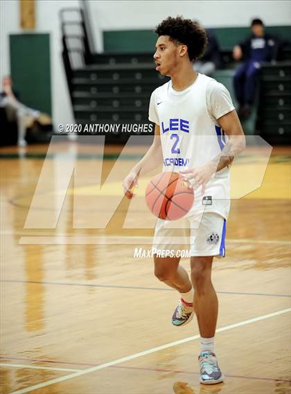 Thumbnail 2 in Lee Academy vs. Covenant College Prep (Gotham Hoops Showcase) photogallery.