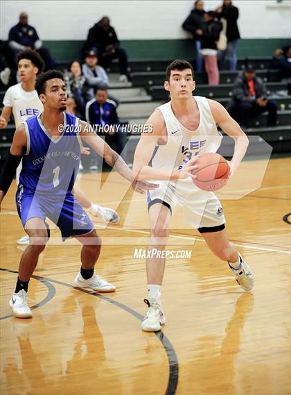 Thumbnail 2 in Lee Academy vs. Covenant College Prep (Gotham Hoops Showcase) photogallery.