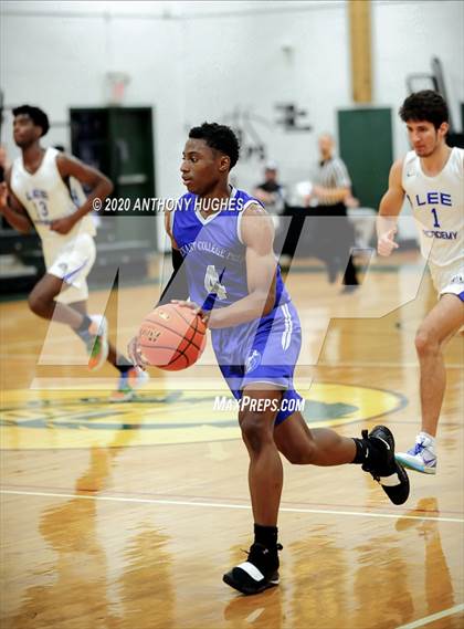 Thumbnail 2 in Lee Academy vs. Covenant College Prep (Gotham Hoops Showcase) photogallery.