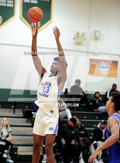 Thumbnail 3 in Lee Academy vs. Covenant College Prep (Gotham Hoops Showcase) photogallery.
