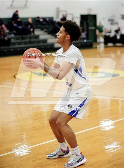 Thumbnail 2 in Lee Academy vs. Covenant College Prep (Gotham Hoops Showcase) photogallery.