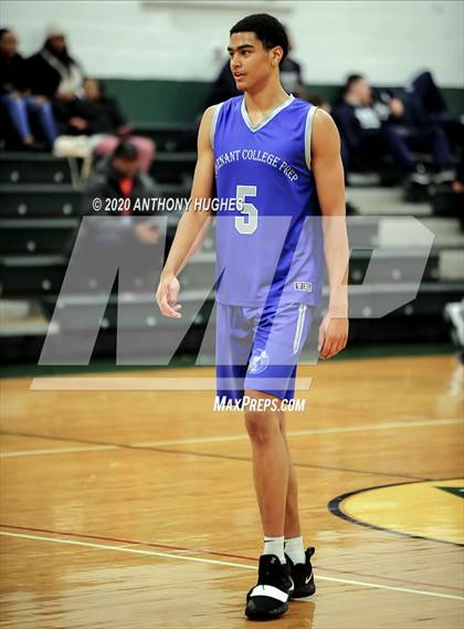Thumbnail 3 in Lee Academy vs. Covenant College Prep (Gotham Hoops Showcase) photogallery.