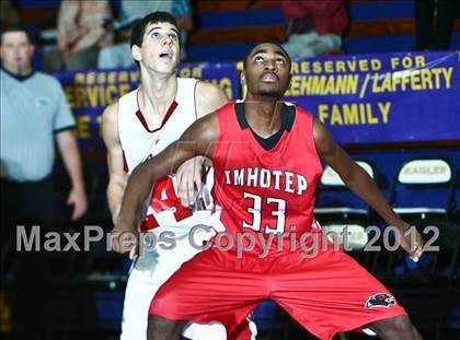 Thumbnail 3 in Imhotep Charter vs Monsignor Pace (Montverde Academy Invitational Tournament) photogallery.
