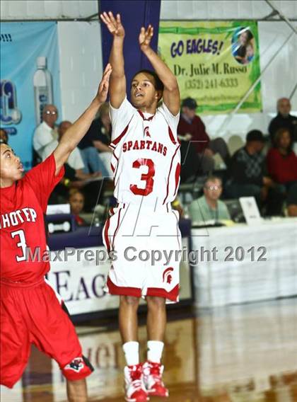 Thumbnail 2 in Imhotep Charter vs Monsignor Pace (Montverde Academy Invitational Tournament) photogallery.