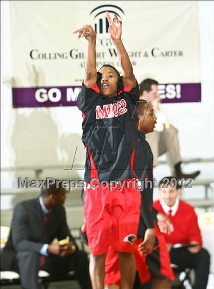 Thumbnail 2 in Imhotep Charter vs Monsignor Pace (Montverde Academy Invitational Tournament) photogallery.