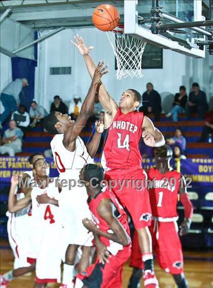 Thumbnail 2 in Imhotep Charter vs Monsignor Pace (Montverde Academy Invitational Tournament) photogallery.