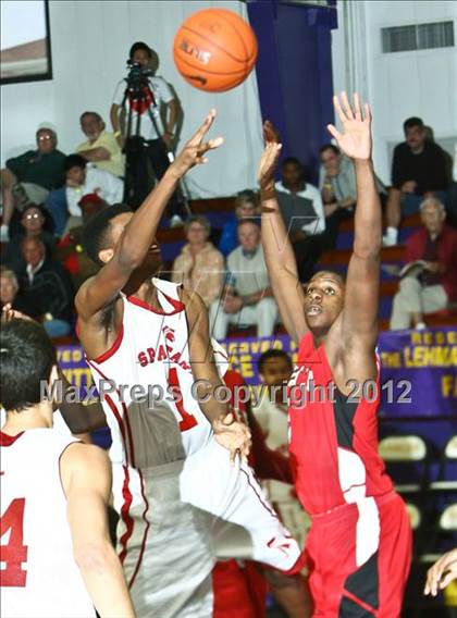 Thumbnail 3 in Imhotep Charter vs Monsignor Pace (Montverde Academy Invitational Tournament) photogallery.