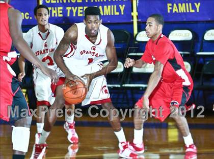 Thumbnail 1 in Imhotep Charter vs Monsignor Pace (Montverde Academy Invitational Tournament) photogallery.