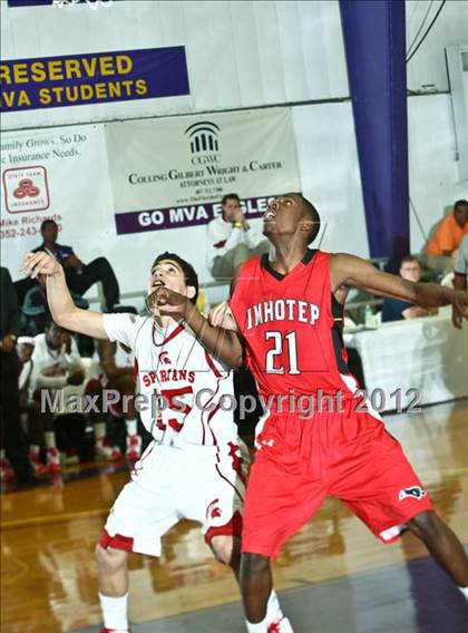 Thumbnail 2 in Imhotep Charter vs Monsignor Pace (Montverde Academy Invitational Tournament) photogallery.