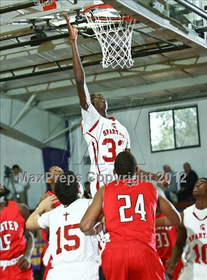 Thumbnail 2 in Imhotep Charter vs Monsignor Pace (Montverde Academy Invitational Tournament) photogallery.