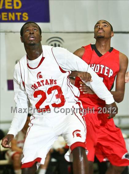 Thumbnail 1 in Imhotep Charter vs Monsignor Pace (Montverde Academy Invitational Tournament) photogallery.