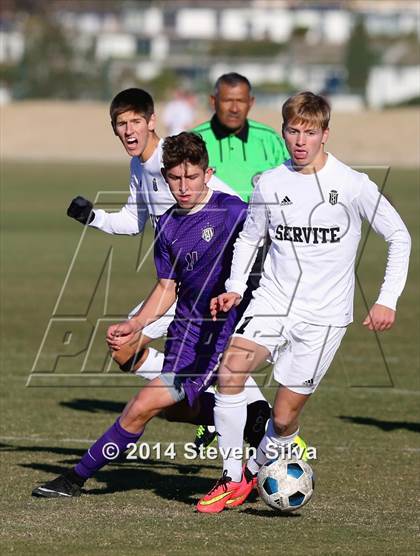 Thumbnail 2 in Servite vs. St. Augustine (20th Annual SoCal Classic) photogallery.