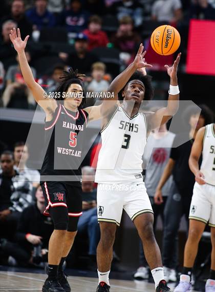 Thumbnail 3 in Harvard-Westlake vs St. Francis (Trinity-Mission League Show @ Intuit Dome) photogallery.