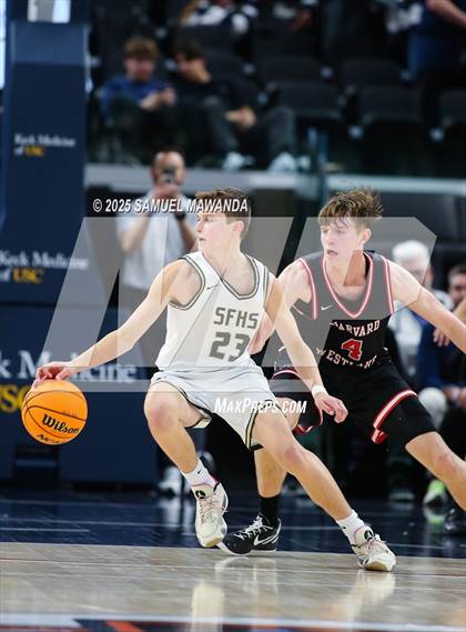 Thumbnail 2 in Harvard-Westlake vs St. Francis (Trinity-Mission League Show @ Intuit Dome) photogallery.