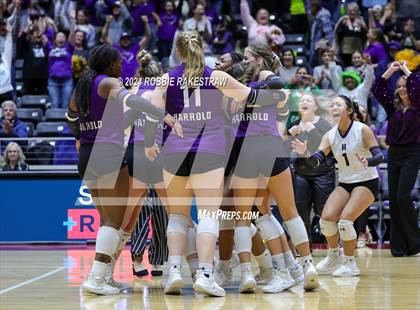 Thumbnail 2 in Neches vs. Harrold (UIL 1A Volleyball Final) photogallery.