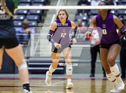 Thumbnail 3 in Neches vs. Harrold (UIL 1A Volleyball Final) photogallery.