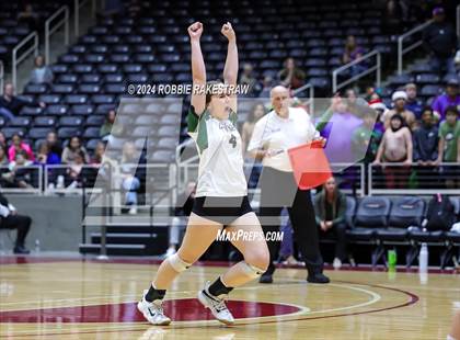 Thumbnail 2 in Neches vs. Harrold (UIL 1A Volleyball Final) photogallery.