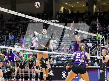 Thumbnail 3 in Neches vs. Harrold (UIL 1A Volleyball Final) photogallery.