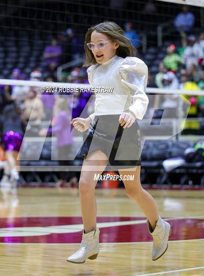 Thumbnail 3 in Neches vs. Harrold (UIL 1A Volleyball Final) photogallery.