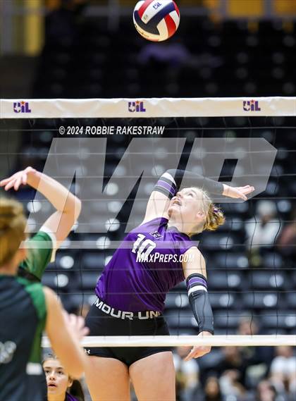Thumbnail 1 in Neches vs. Harrold (UIL 1A Volleyball Final) photogallery.