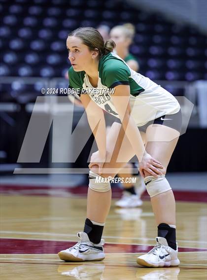 Thumbnail 3 in Neches vs. Harrold (UIL 1A Volleyball Final) photogallery.