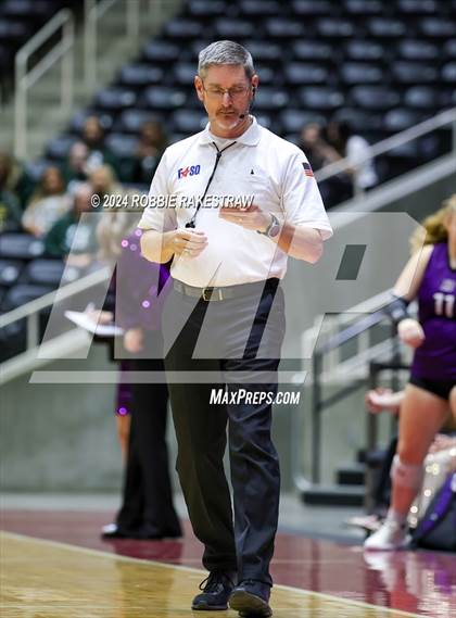Thumbnail 2 in Neches vs. Harrold (UIL 1A Volleyball Final) photogallery.