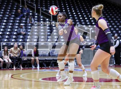 Thumbnail 3 in Neches vs. Harrold (UIL 1A Volleyball Final) photogallery.