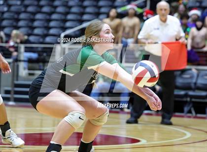 Thumbnail 3 in Neches vs. Harrold (UIL 1A Volleyball Final) photogallery.