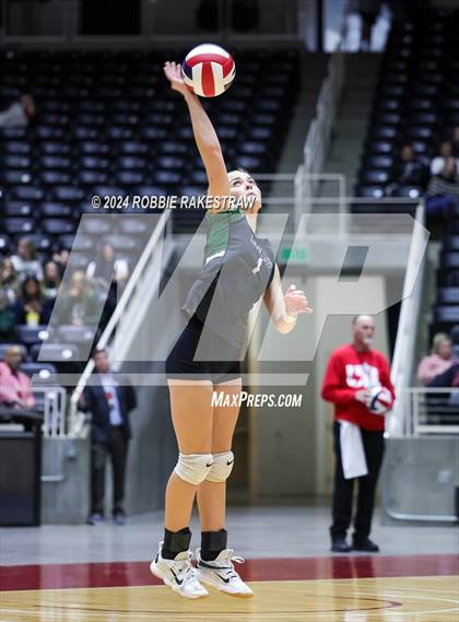Thumbnail 1 in Neches vs. Harrold (UIL 1A Volleyball Final) photogallery.