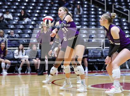 Thumbnail 2 in Neches vs. Harrold (UIL 1A Volleyball Final) photogallery.