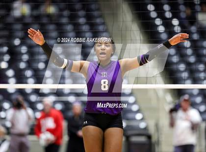 Thumbnail 1 in Neches vs. Harrold (UIL 1A Volleyball Final) photogallery.