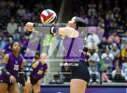 Thumbnail 3 in Neches vs. Harrold (UIL 1A Volleyball Final) photogallery.