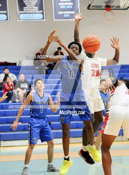 Thumbnail 1 in Westside vs South Houston (McDonald's Texas Invitational) photogallery.