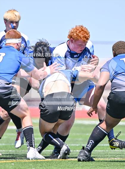 Thumbnail 1 in CS Falcons vs Valor Christian Co-Op photogallery.