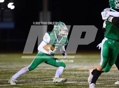 Thumbnail 2 in Morrisville-Eaton vs Pembroke (NYSPHSAA Regional Final 8-Man) photogallery.