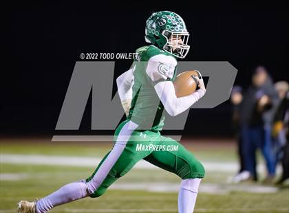 Thumbnail 2 in Morrisville-Eaton vs Pembroke (NYSPHSAA Regional Final 8-Man) photogallery.