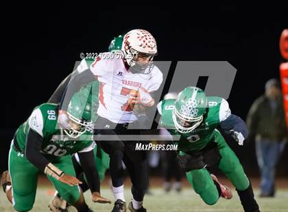 Thumbnail 3 in Morrisville-Eaton vs Pembroke (NYSPHSAA Regional Final 8-Man) photogallery.